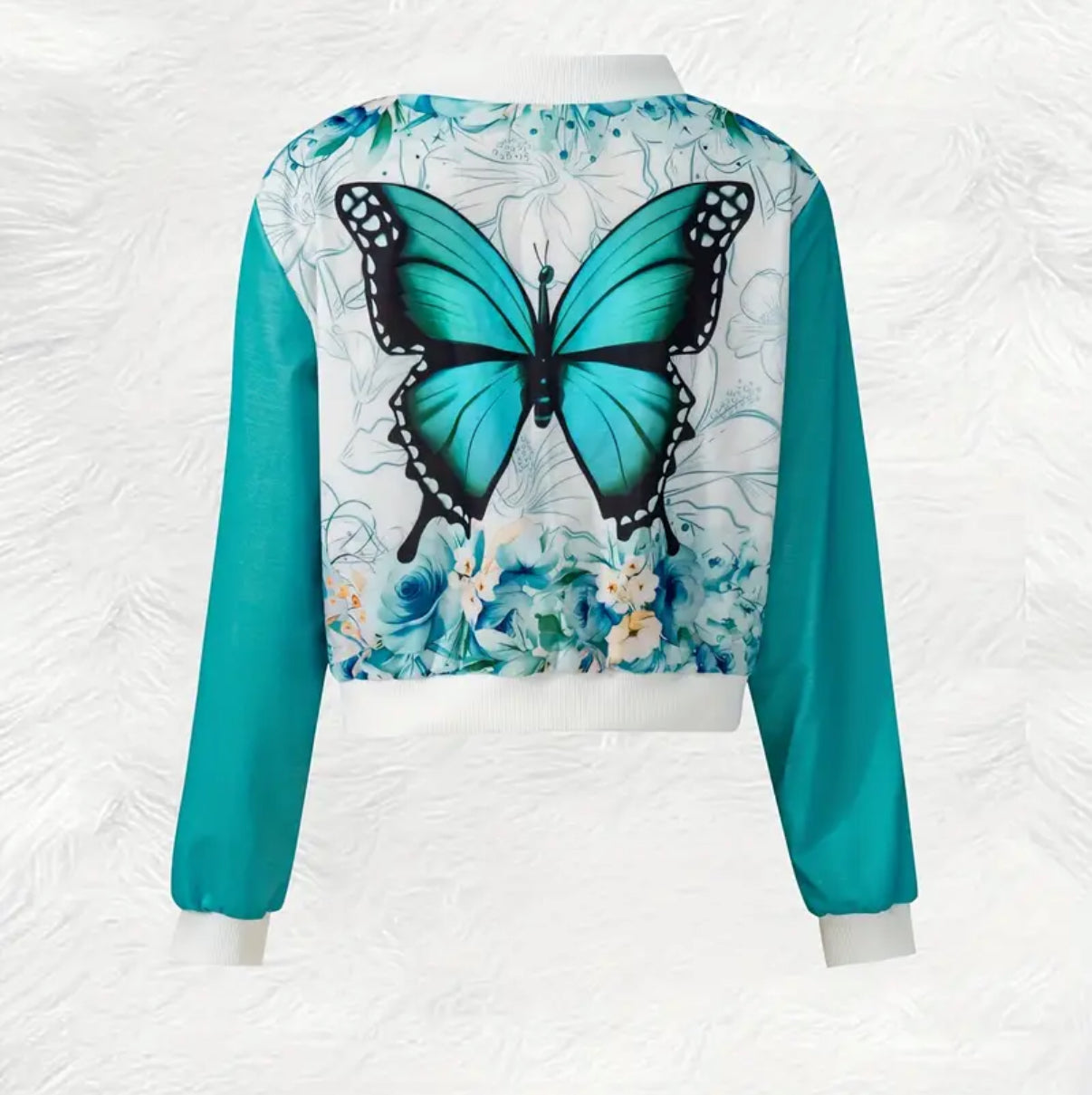 Ladies turquoise Butterfly 🦋 Jacket