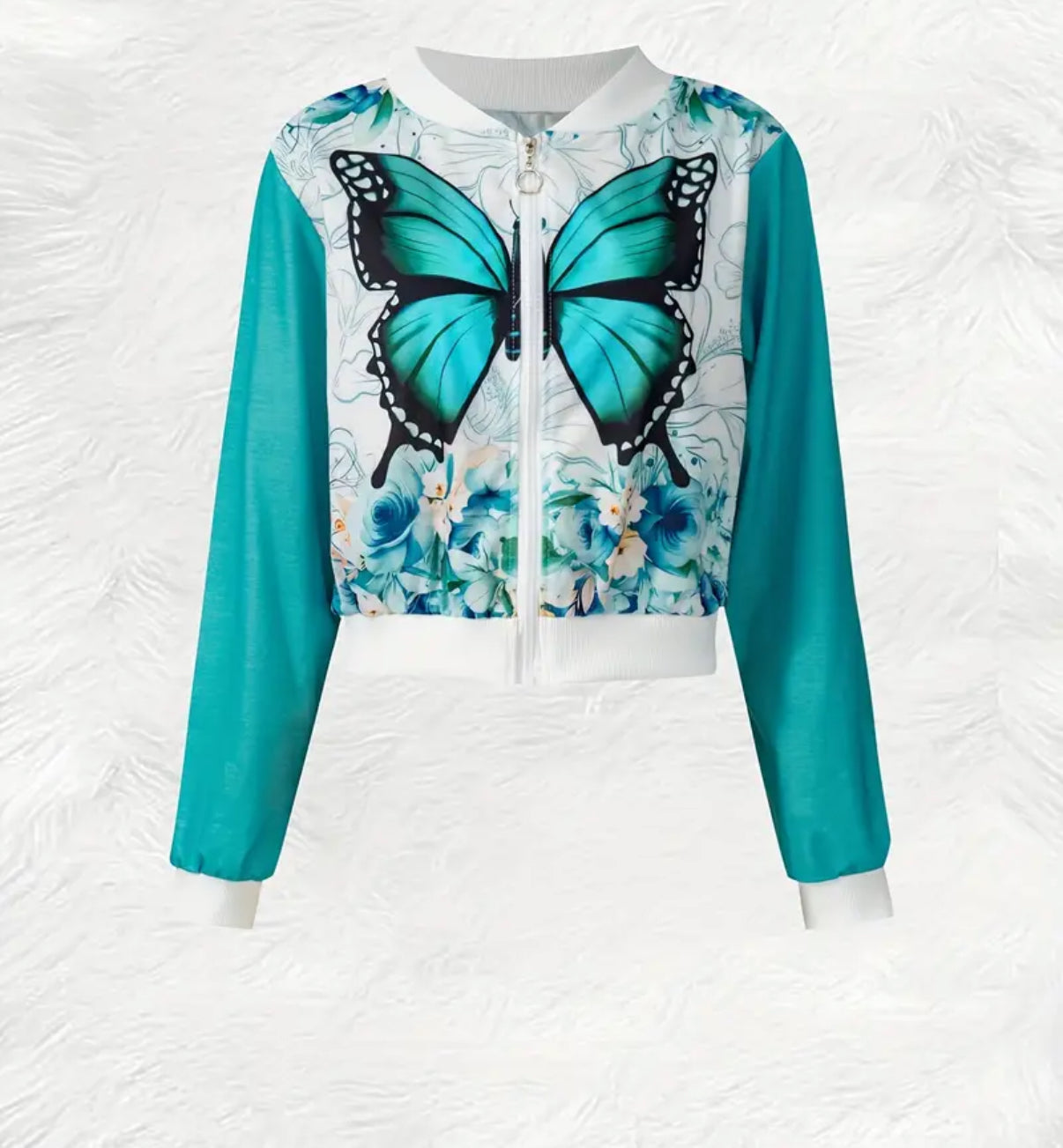 Ladies turquoise Butterfly 🦋 Jacket