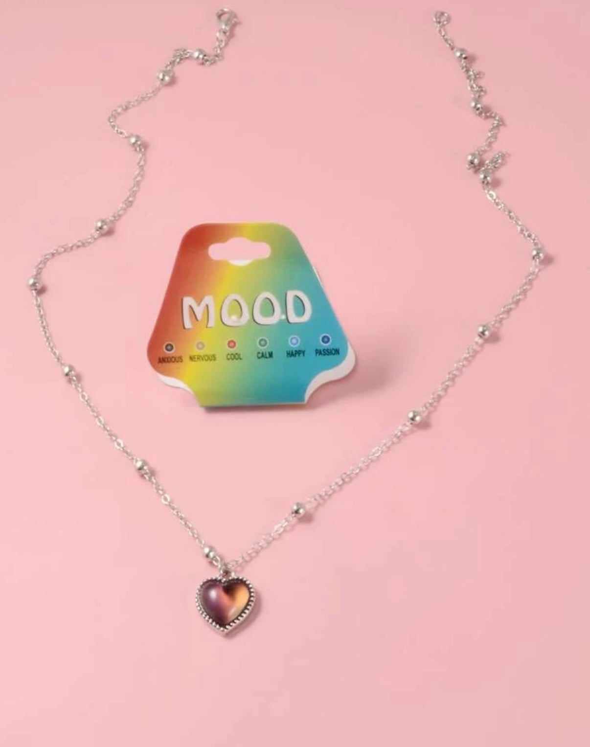 Heart ♥️ mood necklace