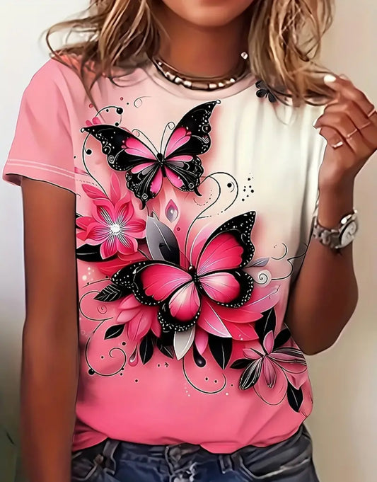 Ladies Butterfly 🦋 Tshirt