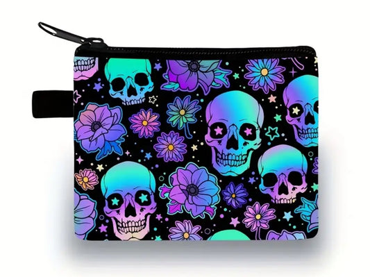 Skull makeup/accessory bag