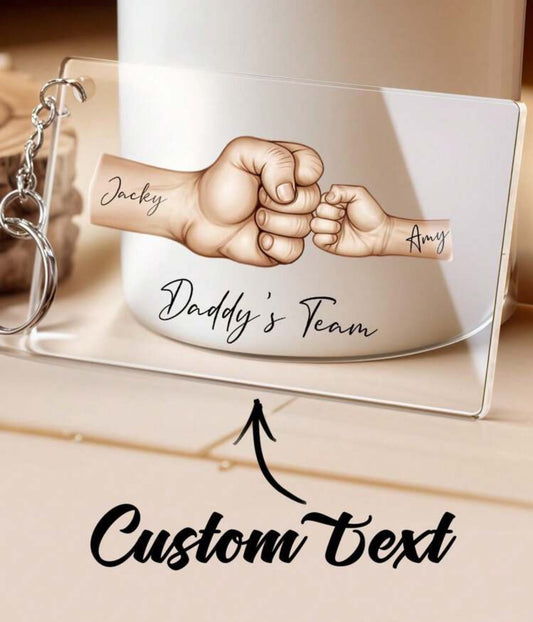 Dads team plaque /  gift personalised