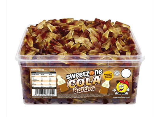 Sweetzone Cola Bottles 805g Tub