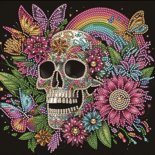 Skull diamond art