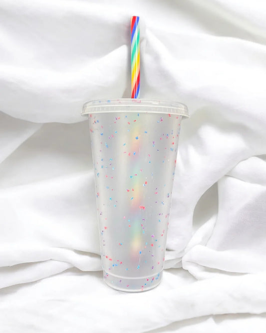 24oz Confetti Colour Changing Cold Cup